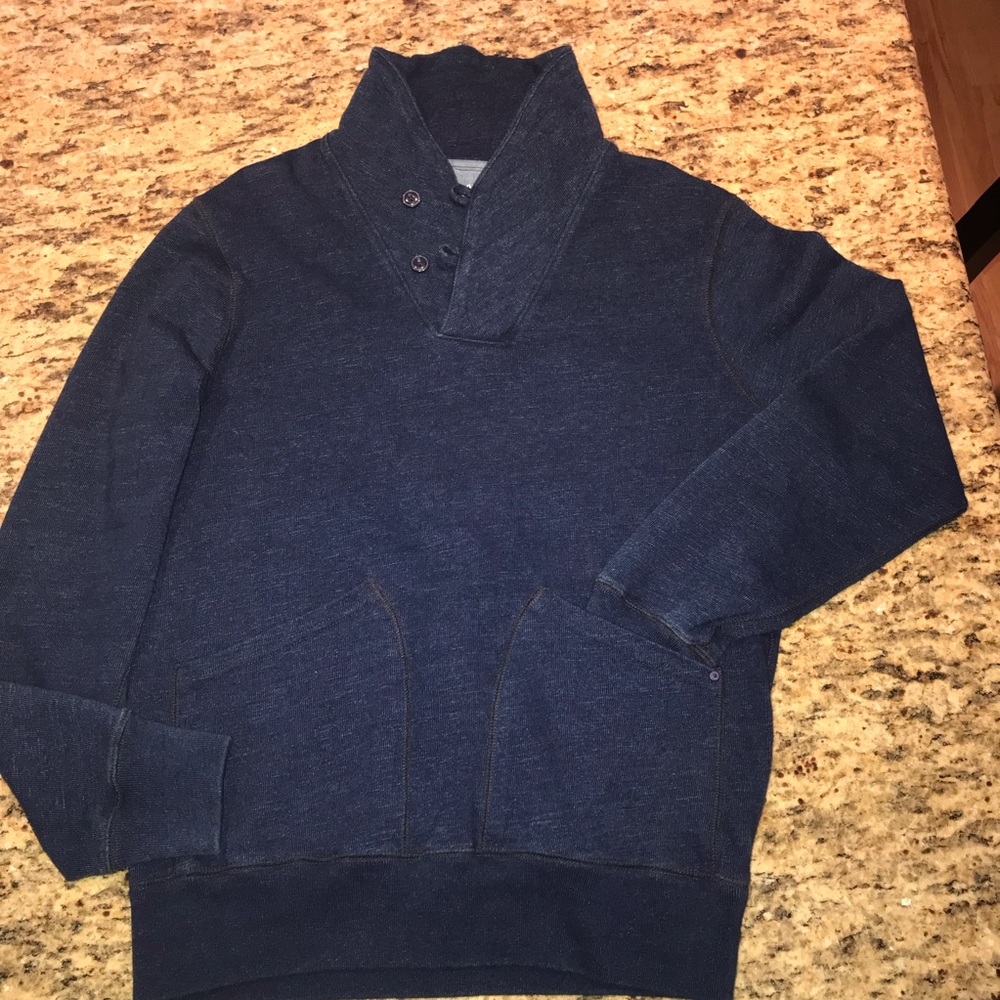 Men’s shawl-collar sweater